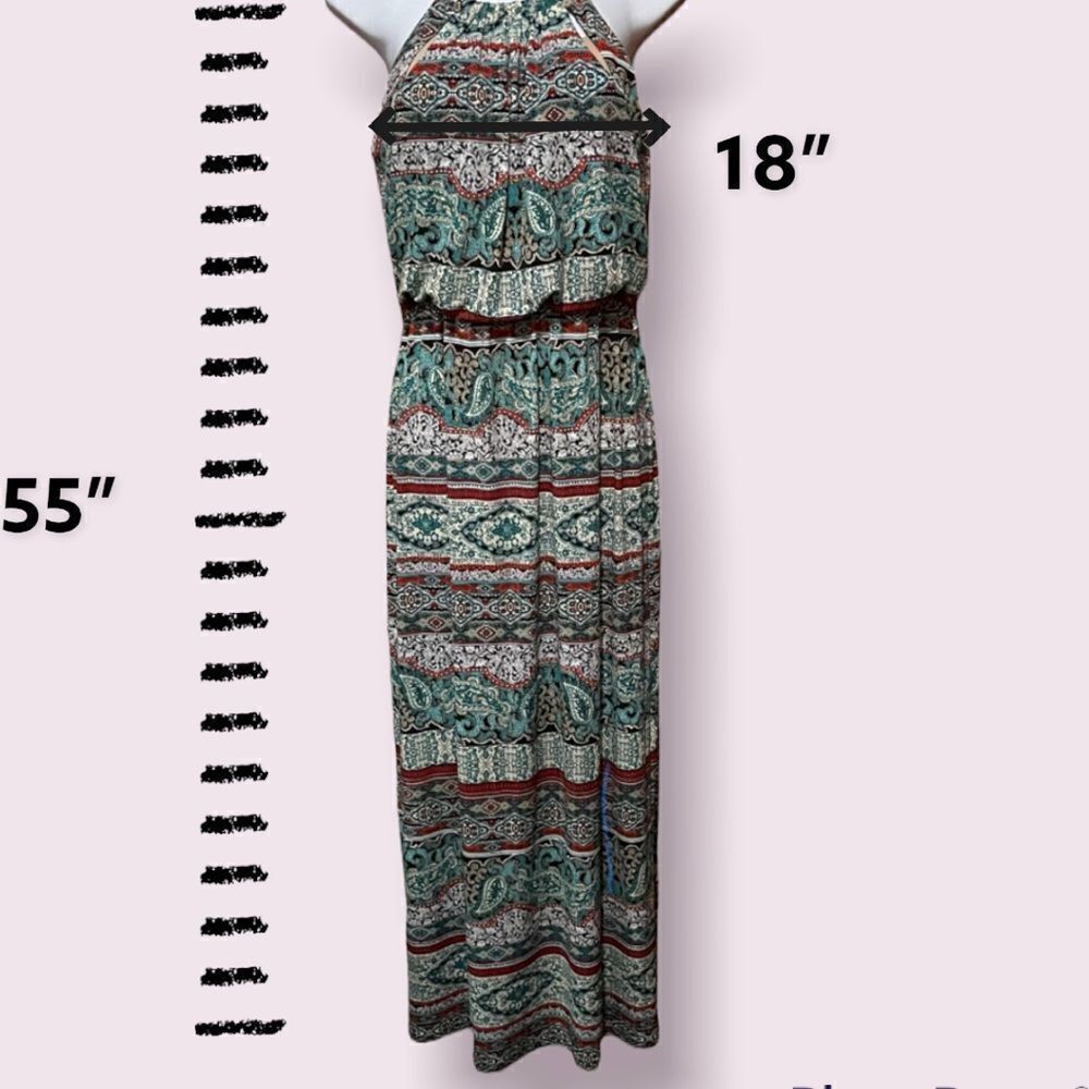 Sweet Storm Multi-Pattern Maxi Dress - Picture 6 of 6